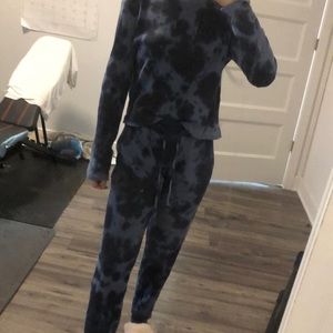 Rd style blue tie dye sweatsuit